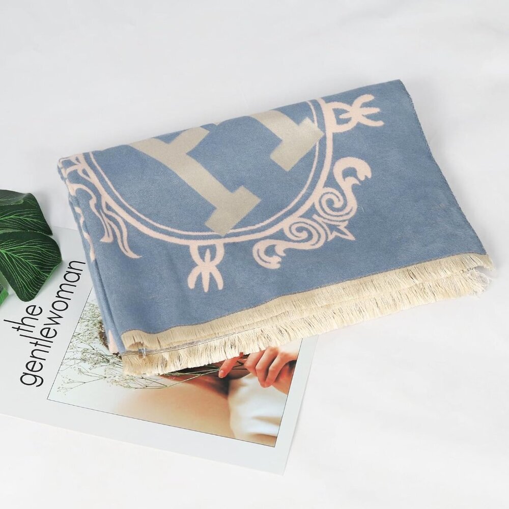 Scarfs for Women Pashmina Silky Shawl Wrap for Evening Dressing Blanket Open Fro - Picture 4 of 6